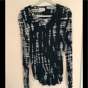 Tie dye long sleeve tee